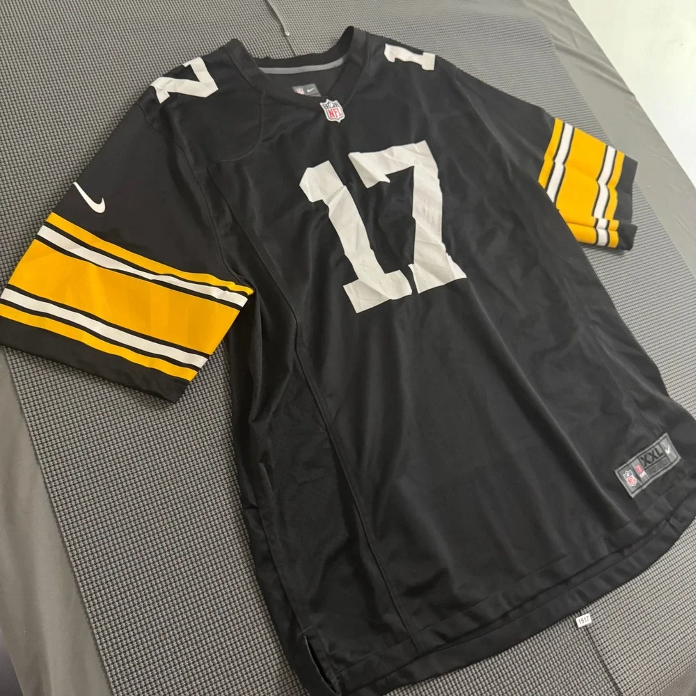 Nike Pittsburgh Steelers West 17 NFL On Field Jersey Black Mens XXL